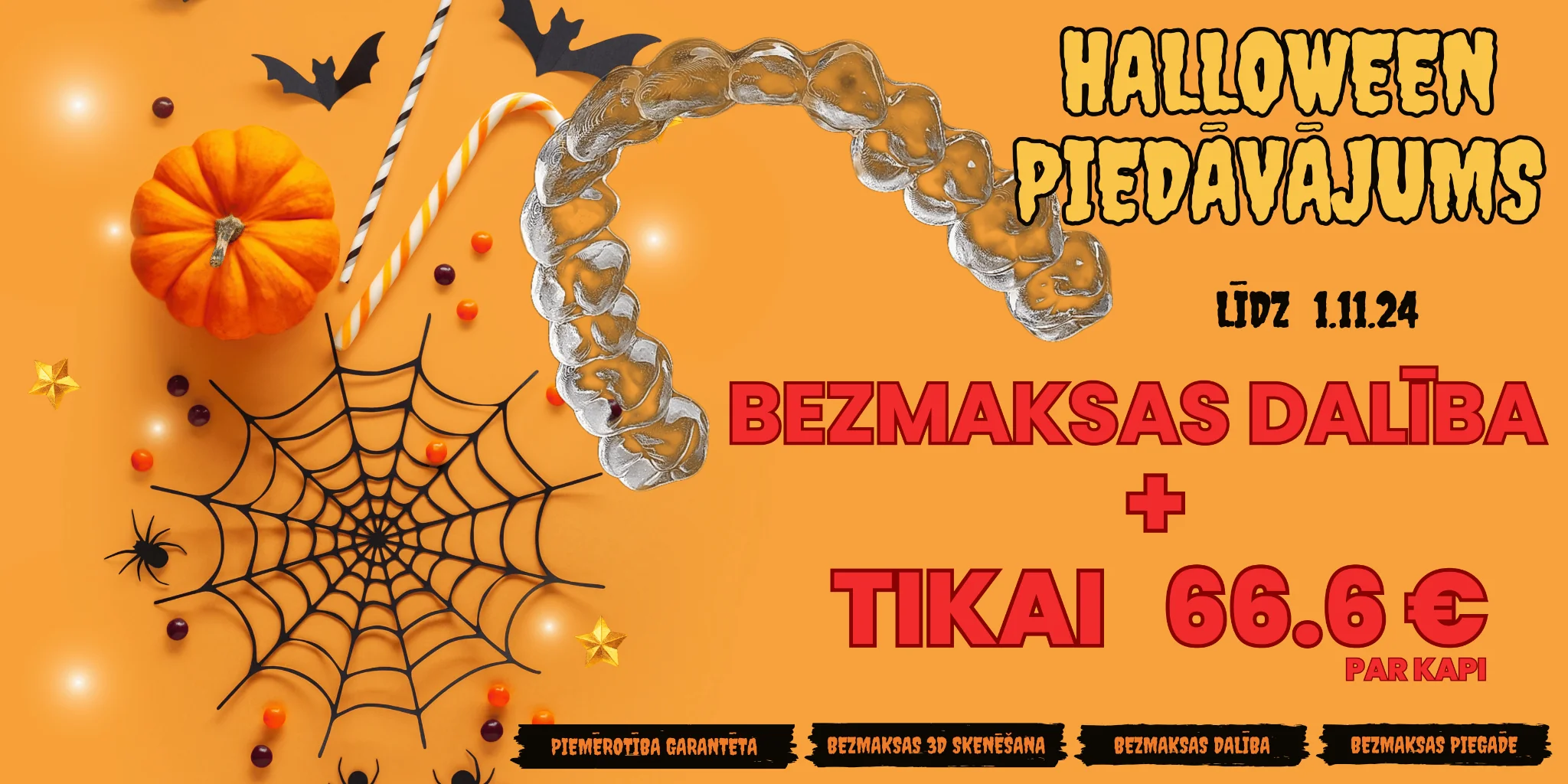 halloween piedavajums